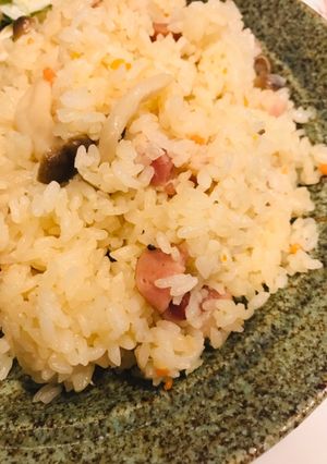 生米からフライパンで作る簡単ピラフ-レシピのメイン写真