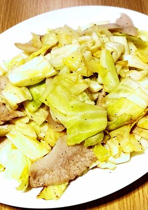 やっぱ美味しい、簡単豚トロキャベツ-レシピのメイン写真