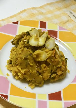 かぼちゃとあずきのスイートサラダ-レシピのメイン写真