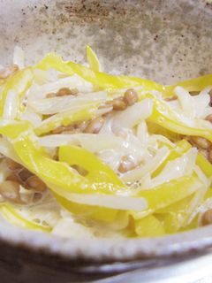 納豆と玉ねぎのサラダ-レシピのメイン写真