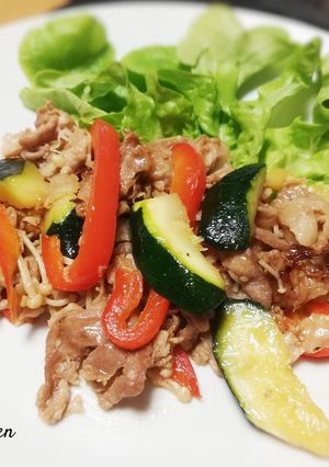 豚こまと彩り野菜のオイスター炒め-レシピのメイン写真