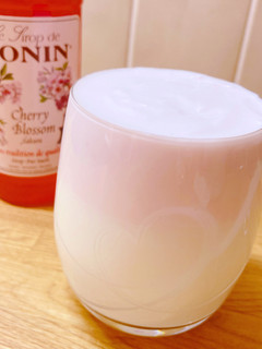 簡単!ダルゴナ桜♡ダルゴナコーヒーさくら-レシピのメイン写真