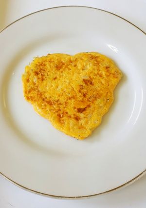 離乳中期　にんじんオムレツ-レシピのメイン写真