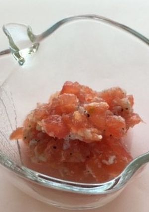 【離乳中期】しらす干しのトマトあえ-レシピのメイン写真