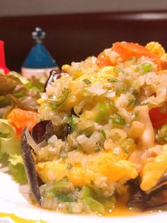 木耳とトマトの卵炒め~塩麹ネギソース~-レシピのメイン写真
