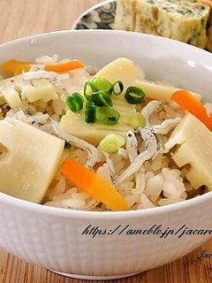 たけのことしらすの炊き込みご飯-レシピのメイン写真