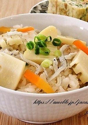 たけのことしらすの炊き込みご飯-レシピのメイン写真