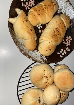 塩パン　あんぱん　ノーマル-レシピのメイン写真