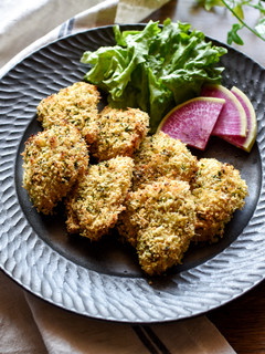 カロリーオフ!鶏むね肉のパン粉焼き-レシピのメイン写真