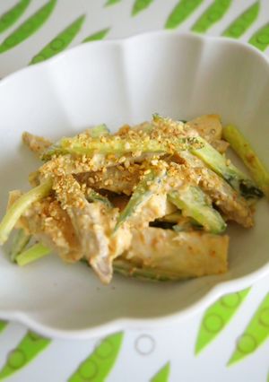 新ごぼうとチキンの胡麻サラダ-レシピのメイン写真