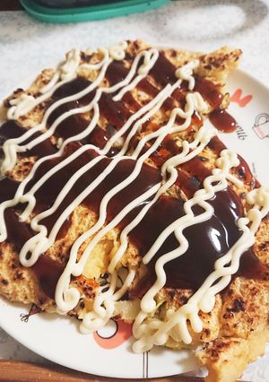 【糖質オフ】おからお好み焼き-レシピのメイン写真