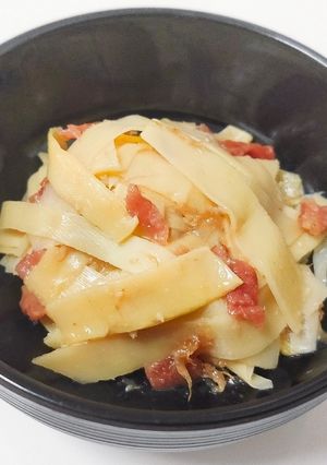姫皮の梅肉茶節和え-レシピのメイン写真