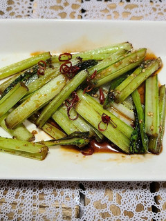 江戸菜のキンピラ-レシピのメイン写真