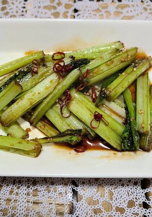 江戸菜のキンピラ-レシピのメイン写真