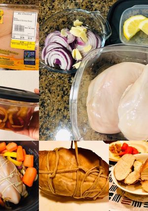 ほったらかし鶏ハム♡ 玉ねぎで柔らかく-レシピのメイン写真