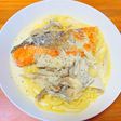 牛乳消費!鮭のスープパスタ