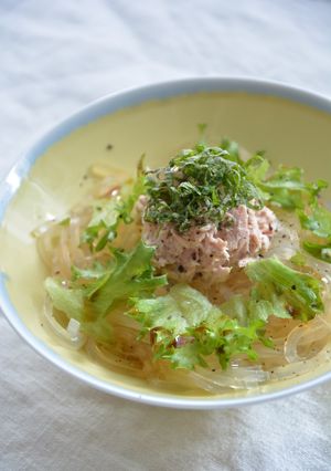 ツナマヨところてん-レシピのメイン写真