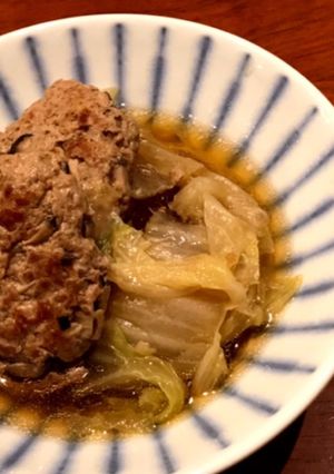 ◇しいたけの肉団子と白菜の鍋-レシピのメイン写真