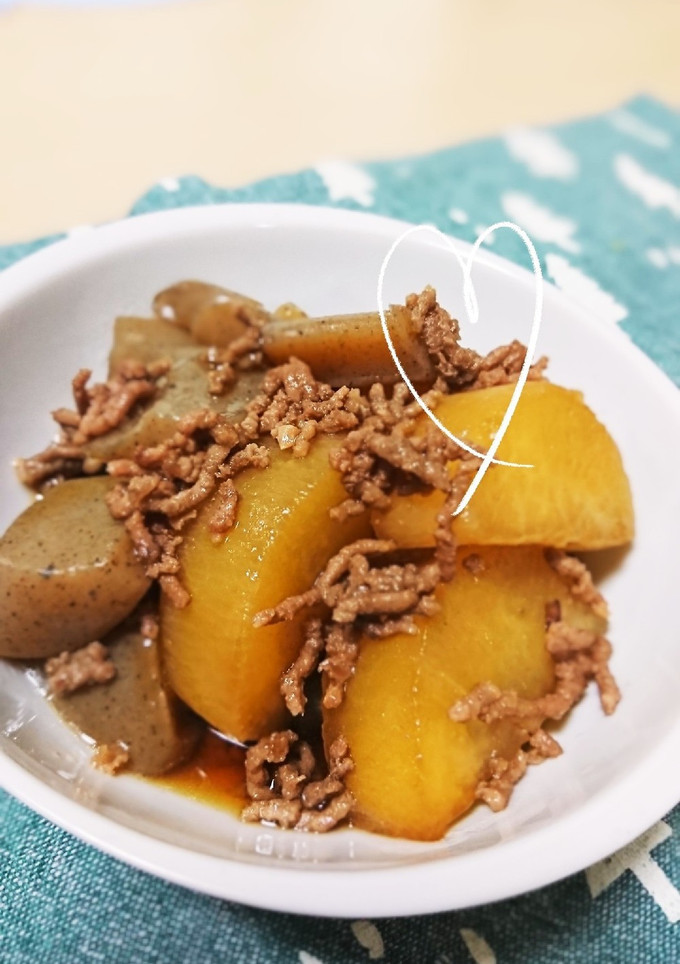 ☆大根とこんにゃくのそぼろ煮☆-レシピのメイン写真
