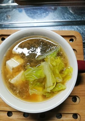 春キャベツのお味噌汁(^○^)-レシピのメイン写真