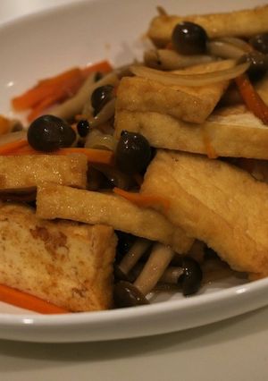 1皿で栄養満点！簡単厚揚げの甘辛炒め-レシピのメイン写真