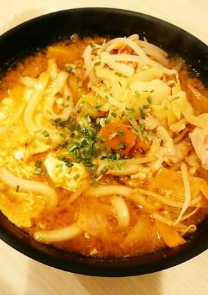 簡単おいしい♪豚キムチうどん-レシピのメイン写真