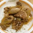 豚肩ロースブロックの豚丼(圧力鍋)