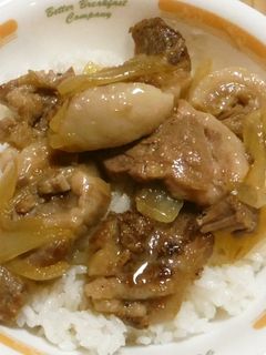豚肩ロースブロックの豚丼(圧力鍋)-レシピのメイン写真
