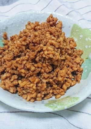 簡単作り置き！しっとり理想の和風鶏そぼろ-レシピのメイン写真