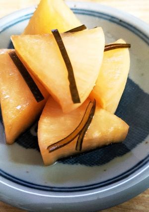 ご飯のお供に!簡単♫大根のしょうゆ漬け-レシピのメイン写真
