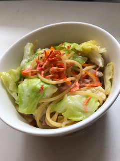 桜海老と春キャベツのパスタ-レシピのメイン写真