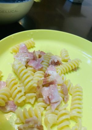 夜食の即席☆ベーコンパスタ♪-レシピのメイン写真