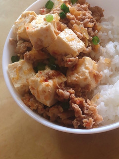 坦々ピリ辛丼-レシピのメイン写真