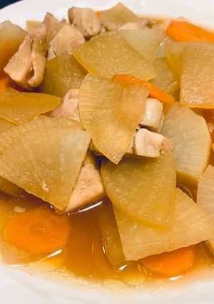テキトーが重要☆大根と鳥もも肉の簡単煮！-レシピのメイン写真
