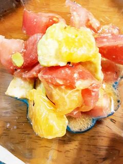 (はっさく消費)アボカドトマトサラダ-レシピのメイン写真