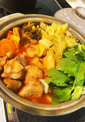 トマト鍋　脂肪燃焼スープアレンジ-レシピのメイン写真
