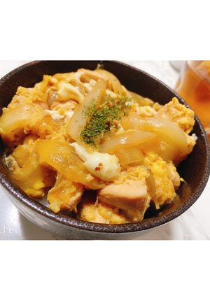 鶏むね肉の親子丼♡-レシピのメイン写真