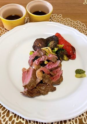 おすすめ！ノンフライヤーで絶品ステーキ-レシピのメイン写真