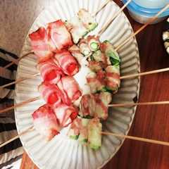 รูปของ アスパラ肉巻き☆ベーコンでもいいよ♫