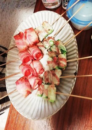 アスパラ肉巻き☆ベーコンでもいいよ♫-レシピのメイン写真