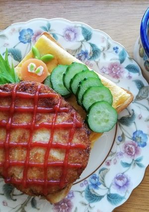 デコトースト はらぺこあおむし-レシピのメイン写真