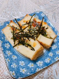 厚揚げの青じそ明太マヨチーズ焼き☆★-レシピのメイン写真