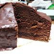 水を使わないチョコケーキ(の生地)