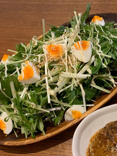 水菜卵サラダ-レシピのメイン写真