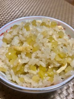 春の味!ふきの炊き込みご飯-レシピのメイン写真