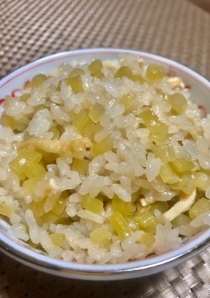 春の味!ふきの炊き込みご飯-レシピのメイン写真