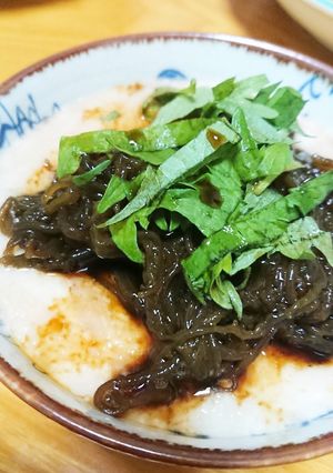 簡単で美味しい❗大葉もずくと山芋あえ-レシピのメイン写真