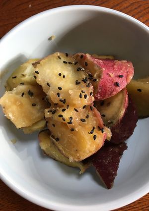 サツマイモでバターしょうゆ煮！幼児食にも-レシピのメイン写真