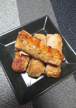 焼肉のたれで簡単☆厚揚げの豚バラ肉巻き-レシピのメイン写真