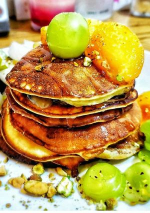 【簡単】ケーキ強めのパンケーキ-レシピのメイン写真